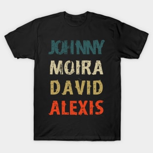 Johnny And Moira And David And Alexis T-Shirt